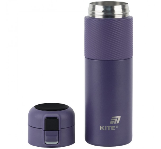 Kite Термокружка Kite 1227 з термодатчиком 450 мл фіолетовий (K25-1227-3)