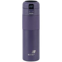 Термокружка Kite 1227 з термодатчиком 450 мл фіолетовий (K25-1227-3)
