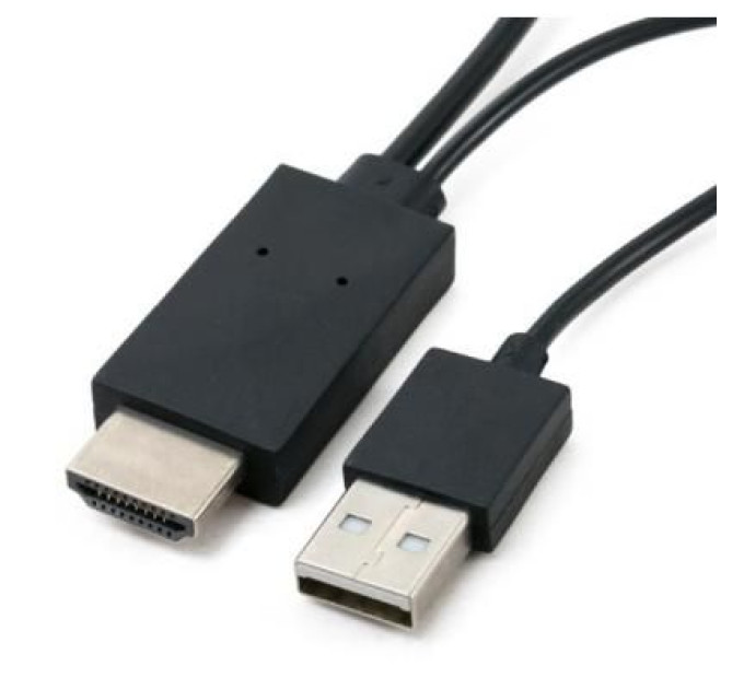 Extradigital Перехідник MHL, microUSB (5pin) M, USB M-HDMI AM (1.8m) Extradigital (KBV1683)