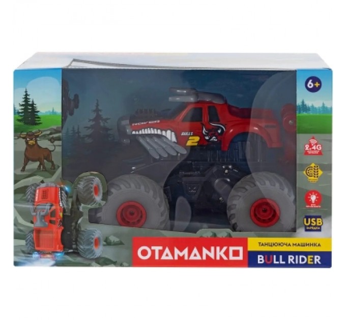 Otamanko Радіокерована іграшка Otamanko Танцююча машинка BULL RIDER, червоний (С006 red)