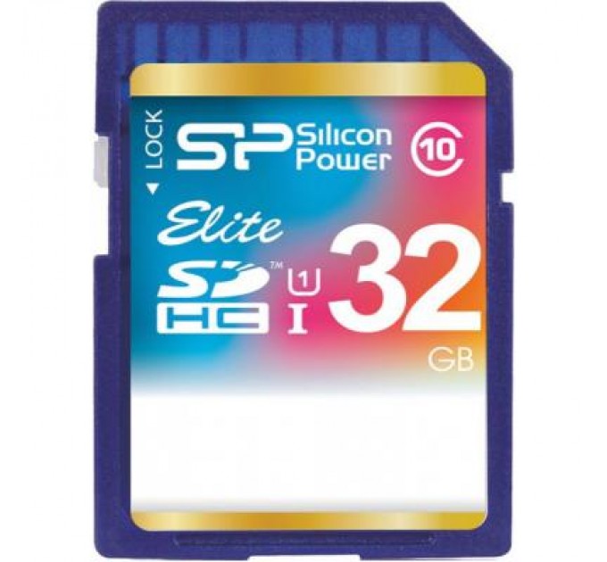 Silicon Power Карта пам'яті Silicon Power 32Gb SDHC class 10 (SP032GBSDHAU1V10)
