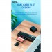 HOCO Зчитувач флеш-карт HOCO USB3.0 to microSD, microSDHC, microSDXC, SD, SDHC, SDXC, HB20 Black (6931474735218)