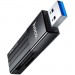 HOCO Зчитувач флеш-карт HOCO USB3.0 to microSD, microSDHC, microSDXC, SD, SDHC, SDXC, HB20 Black (6931474735218)