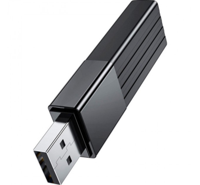 HOCO Зчитувач флеш-карт HOCO USB3.0 to microSD, microSDHC, microSDXC, SD, SDHC, SDXC, HB20 Black (6931474735218)