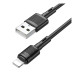 HOCO Кабель Hoco X83 USB - Lightning  (M/M), 1 м, Black (6931474770868)