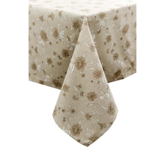 Прованс Скатертина Прованс Квіти беж Господиня 180х136 см (4823093450912)