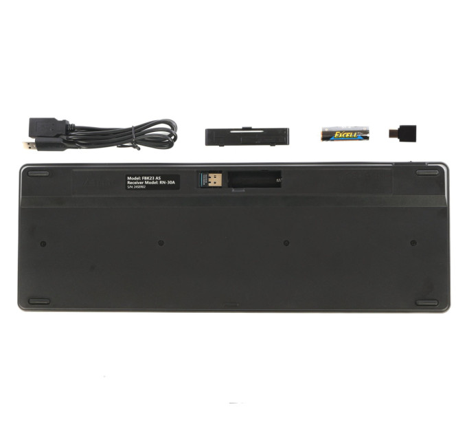 A4Tech Клавіатура бездротова A4Tech FBK23 AS Black