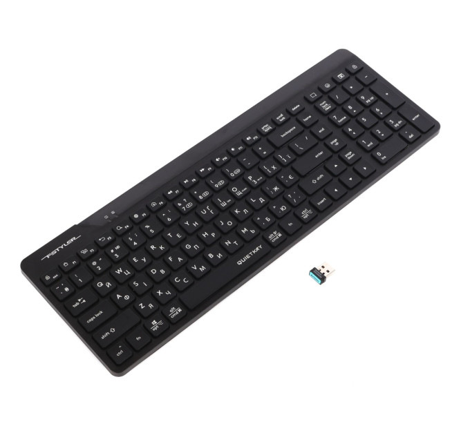 A4Tech Клавіатура бездротова A4Tech FBK23 AS Black