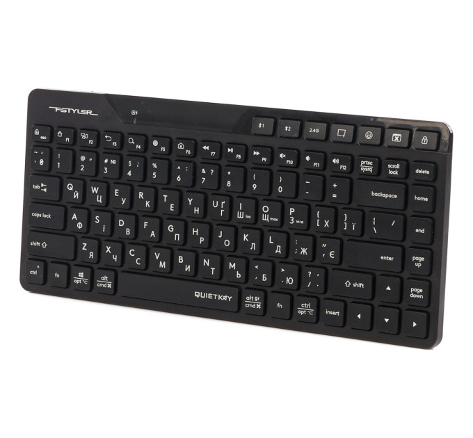 A4Tech Клавіатура бездротова A4Tech FBK26C AS Black
