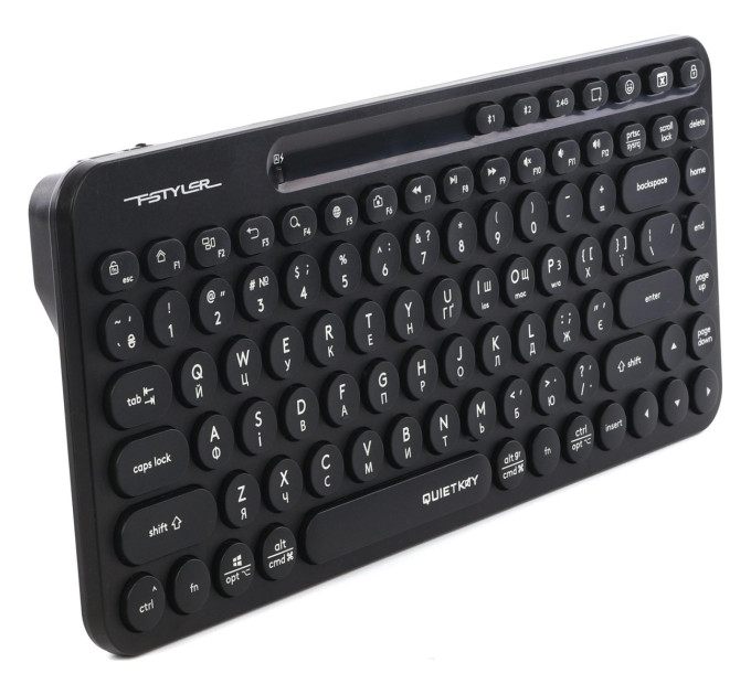 A4Tech Клавіатура бездротова A4Tech FBK36C AS Black