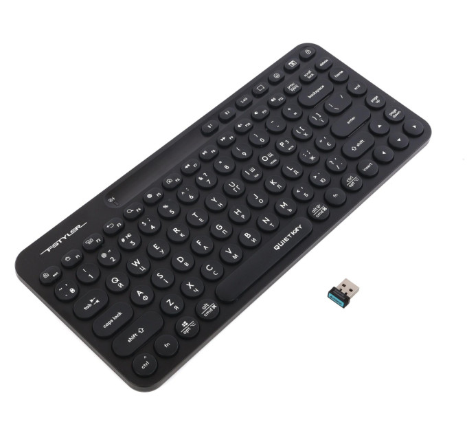 A4Tech Клавіатура бездротова A4Tech FBK36C AS Black