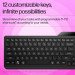 HP Клавіатура HP 460 Multi-Device Bluetooth UA Black (7N7B8AA)