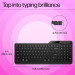 HP Клавіатура HP 460 Multi-Device Bluetooth UA Black (7N7B8AA)