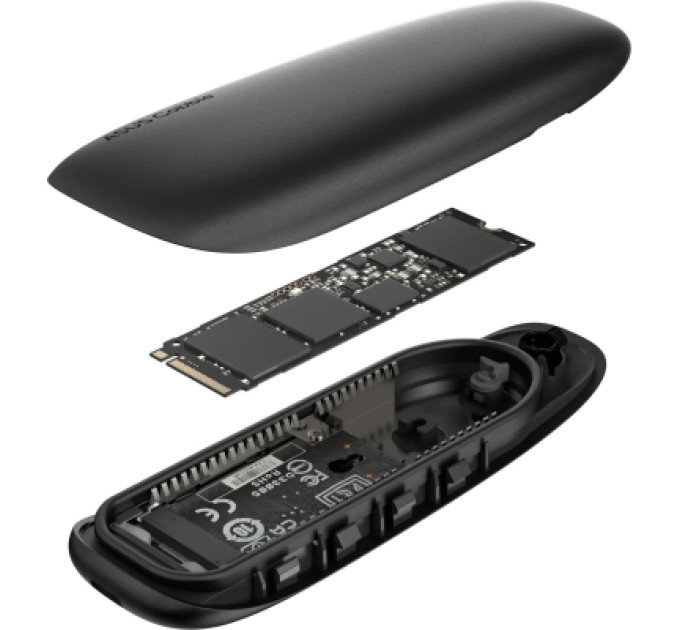 ASUS Кишеня зовнішня ASUS SSD PCIe NVMe M.2 2230/2242/2260/2280 USB Type-C 3.2 Gen 2x1 black (90DD02R0-M09000)