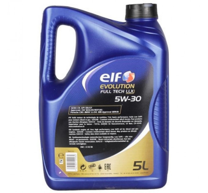 ELF Моторна олива ELF EVOL. FULLTECH LLX 5w30 5л