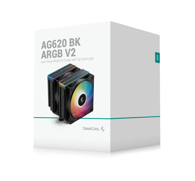 Deepcool Кулер процесорний DeepCool AG620 BK ARGB V2 (R-AG620-BKAMMN-GJD)
