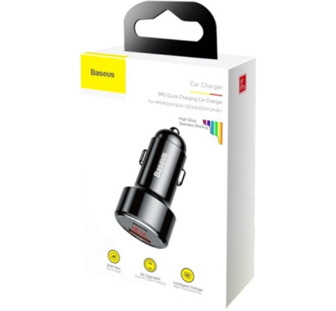 Baseus Зарядний пристрій Baseus Magic Series PPS digital display (Type-С PD + QC USB) 45W (CCMLC20C-01)