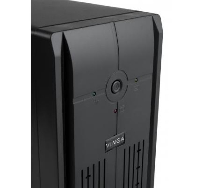 Vinga Пристрій безперебійного живлення Vinga LED 650VA metal case with USB (VPE-650PRMU)