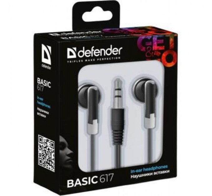Defender Навушники Defender Basic-617 Black (63617)