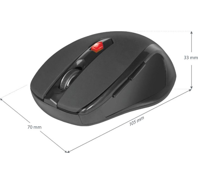 Defender Мишка Defender Ultra MM-315 Wireless Black (52315)