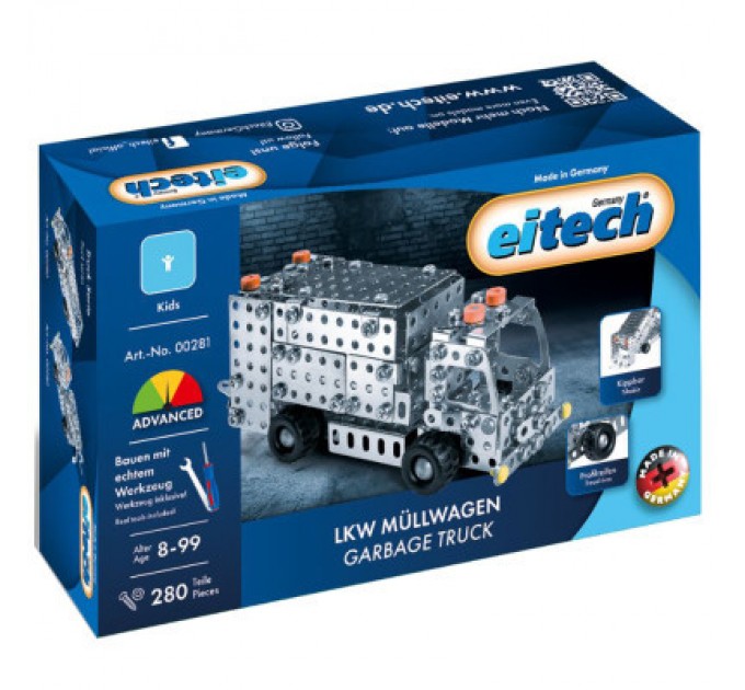 Eitech Конструктор Eitech Вантажівка сміттєвоз (С281)