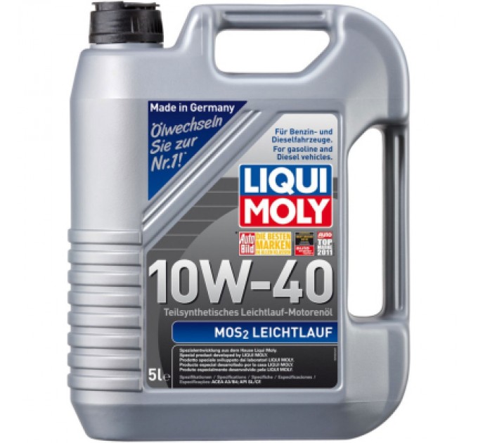 Liqui Moly Моторна олива Liqui Moly MoS2 Leichtlauf SAE 10W-40 5л. (2184)