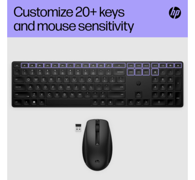 HP Комплект HP 650 Wireless UA Black (4R013AA)