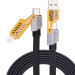 WUW Дата кабель USB-C + USB-A to Lightning+USB-C 1.0m 65W X207 black WUW (6972573336524)