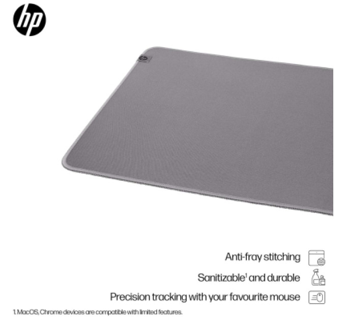 HP Килимок для мишки HP 205 Sanitizable XL Speed/Control Grey (8X596AA)
