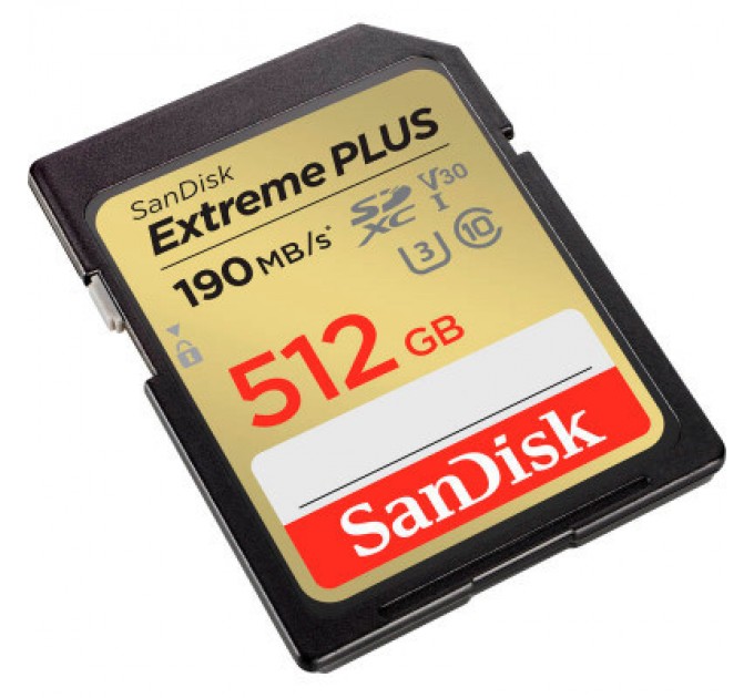 SanDisk Карта пам'яті SanDisk 512GB SDXC class 10 UHS-I Extreme Plus (SDSDXWV-512G-GNCIN)