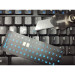 BestKey Наклейка на клавіатуру BestKey мініатюрна непрозора чорна, 56, блакитний (BKm4BLU/042)