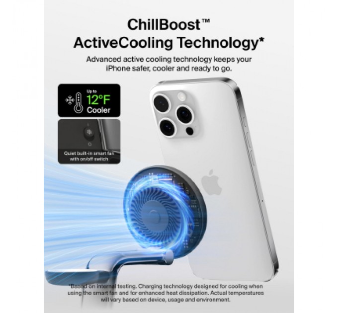 Belkin Зарядний пристрій Belkin UltraCharge Pro Wireless 3-in-1 25W charcoal (WIZ040KQCH)