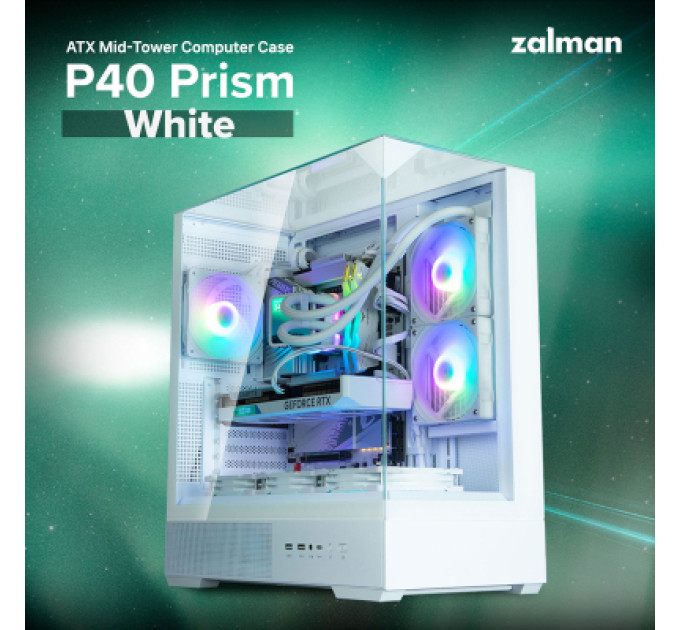 Zalman Корпус Zalman P40PRISMWHITE