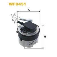 Фільтр паливний Wixfiltron WF8451
