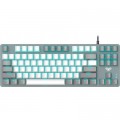 Aula Клавіатура Aula F3287 Keycap KRGD Blue USB UA Grey/White (6948391240954)