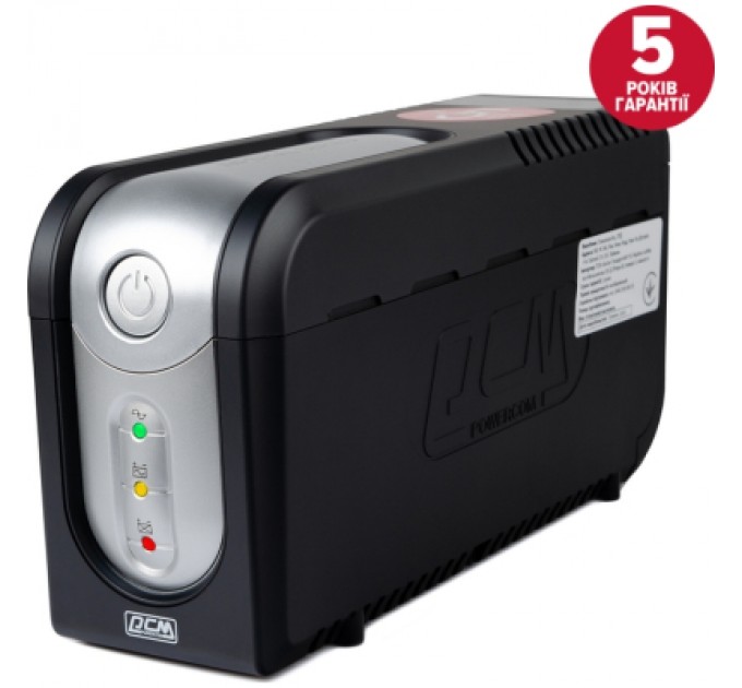 Powercom Пристрій безперебійного живлення Powercom IMP-625AP LED (IMP-625AP Schuko)