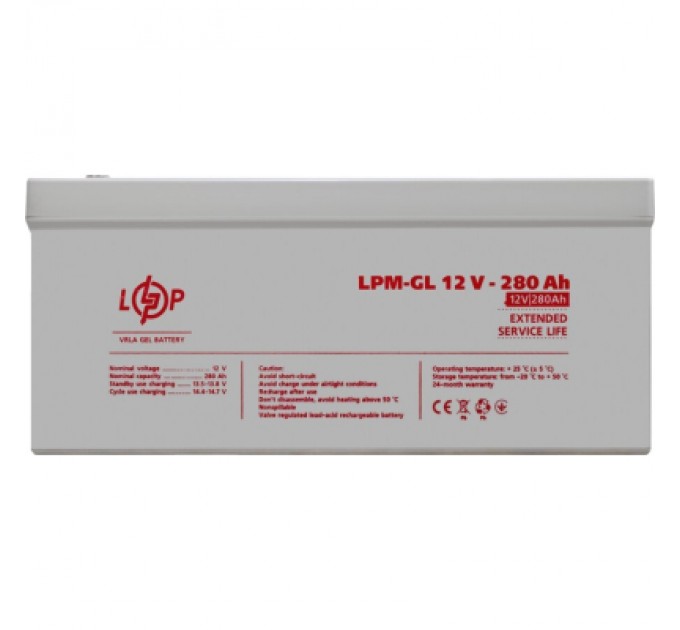 LogicPower Батарея до ДБЖ LogicPower LPM-GL 12V - 280Ah (13185)