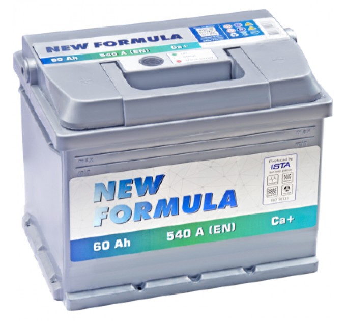 NEW FORMULA Акумулятор автомобільний NEW FORMULA 60Ah (+/-) 540EN (5602202250)