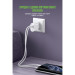 MadeInFuture Зарядний пристрій MadeInFuture MFS12 12W 1xUSB-A + 1xUSB-C + cable USB-A to USB-C White (MIF82822)