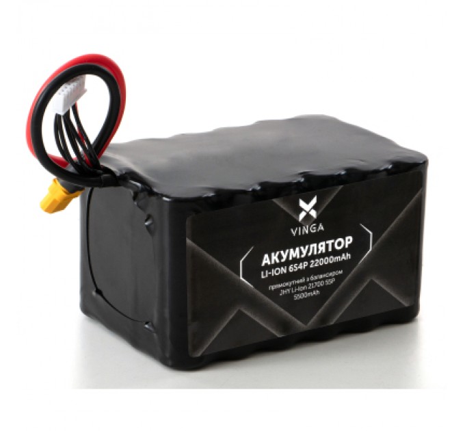 Vinga Акумуляторний блок Vinga Li-Ion 6S4P 22000mAh з балансувальним дротом (V6S4P-22000MAH)