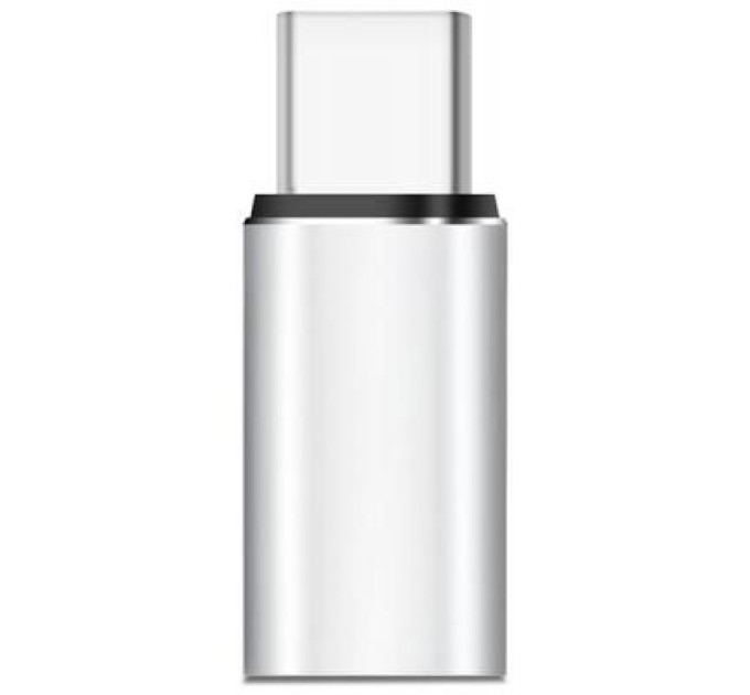 XoKo Перехідник Lightning to Type-C silver XoKo (XK-AC025-SL)