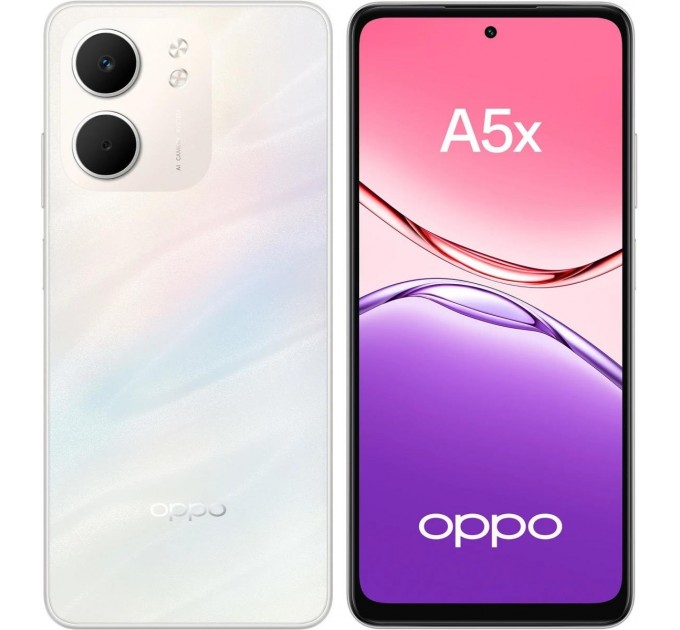 Oppo Мобільний телефон A5X 4/128 CPH2725 LASER WHITE OPPO