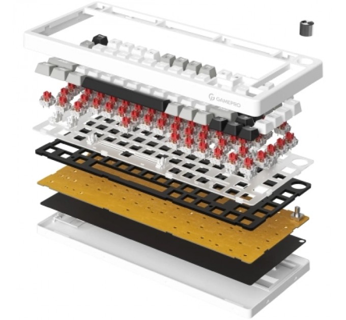 GamePro Клавіатура GamePro Genesis Silverlight MK126 USB UA Grey (MK126)