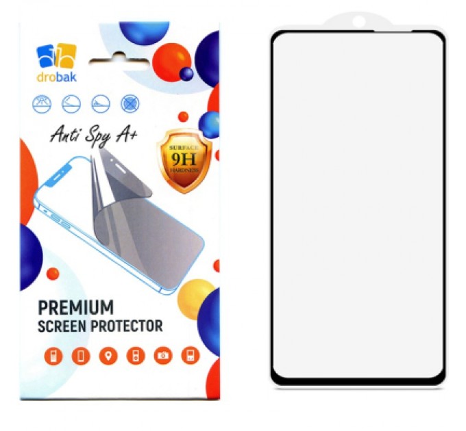 Drobak Скло захисне Drobak Anty Spy Samsung Galaxy A34 (Black) (535338)