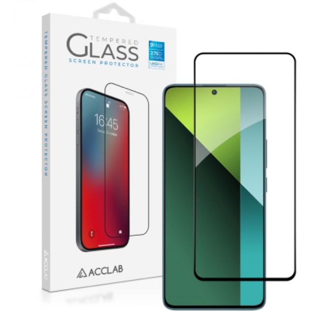 ACCLAB Скло захисне ACCLAB Full Glue Xiaomi Redmi Note 13 Pro 5G Black (1283126583803)