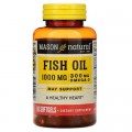 Mason Natural Жирні кислоти Mason Natural Риб'ячий жир з Омега-3, Omega-3 Fish Oil, 60 гелевих капсул (MAV-12235)