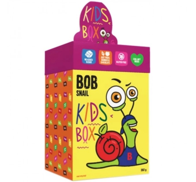 Bob Snail Цукерка Bob Snail Kids Box з іграшкою та квестом 382 г (1740827)