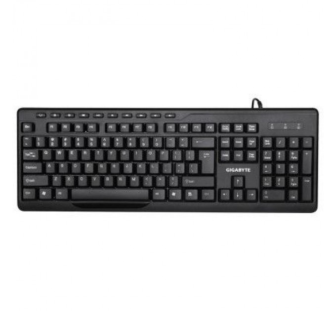 GIGABYTE Комплект GIGABYTE GK-KM6300 USB UKR Black (GK-KM6300)