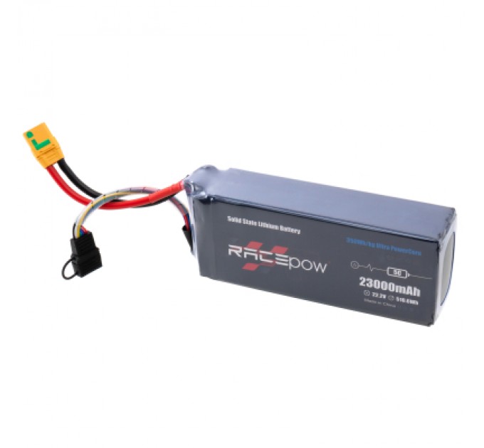 RacePow Акумулятор для дрона RacePow 350Wh/kg 23Ah 6S 22.2V 5C XT90S (350WHKG-23Ah-6S-5C)