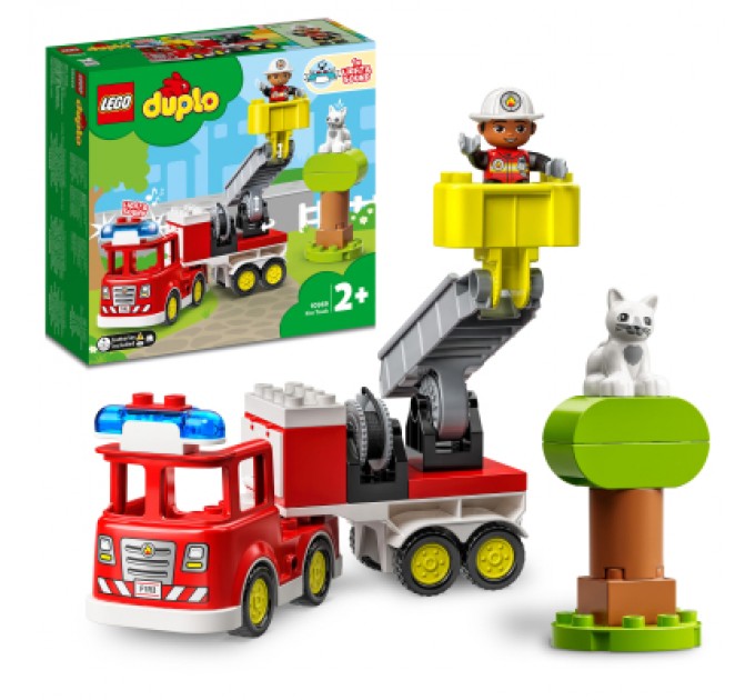 LEGO Конструктор LEGO DUPLO Town Пожежна машина 21 деталь (10969)
